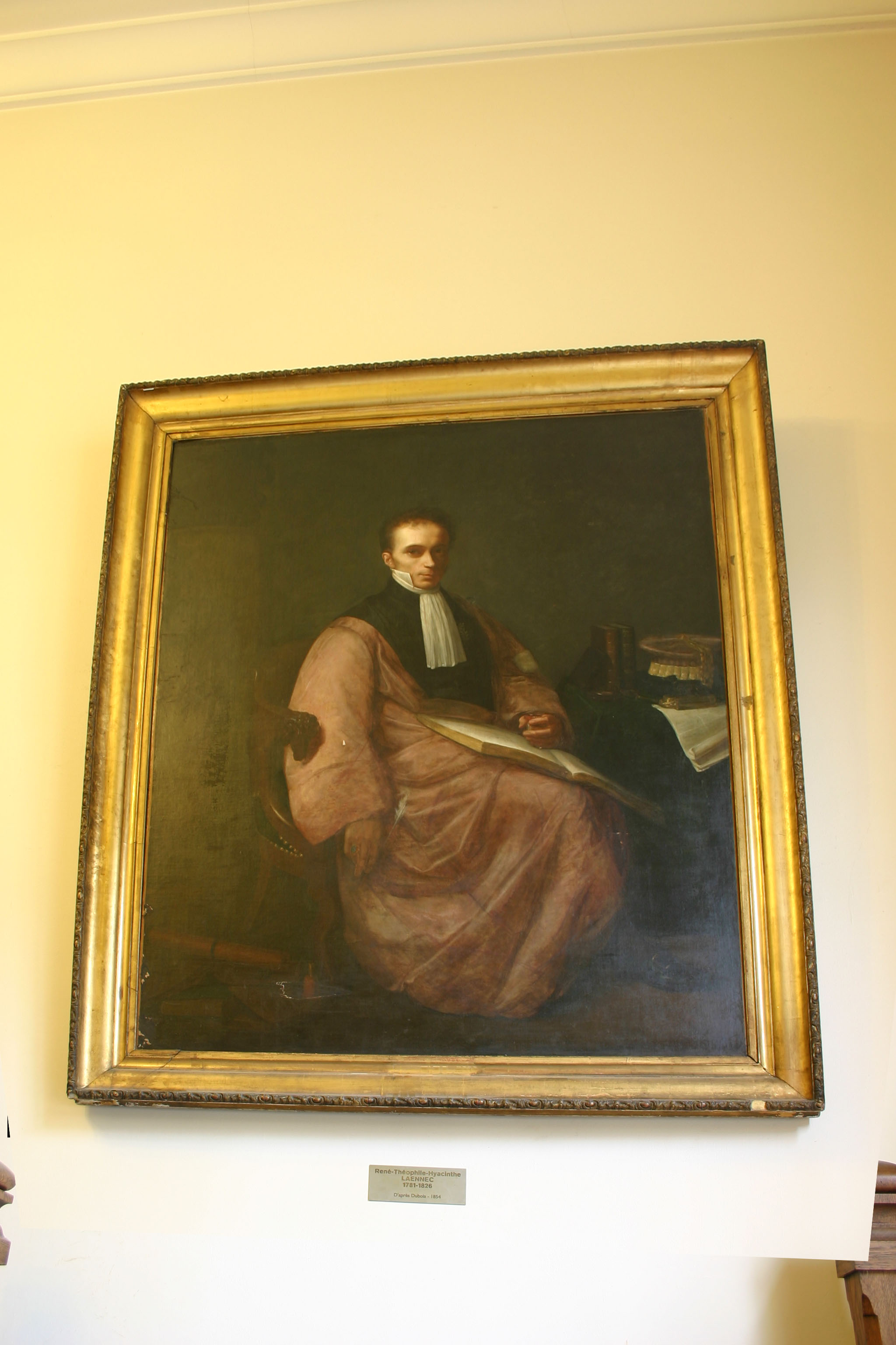 René Laennec's portrait by Dubois, Université Paris Descartes, Paris (2).JPG